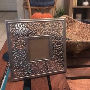 Silver picture frame